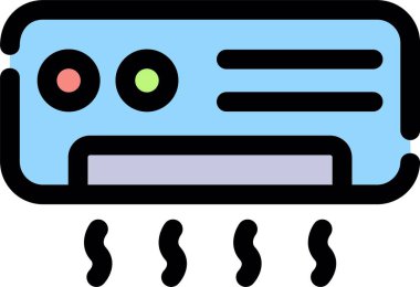 robot. Web simgesi basit illüstrasyon