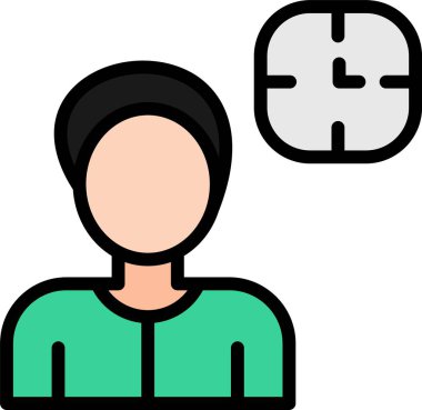 Yapboz parçaları, illüstrasyon, beyaz arka planda vektör olan adam..