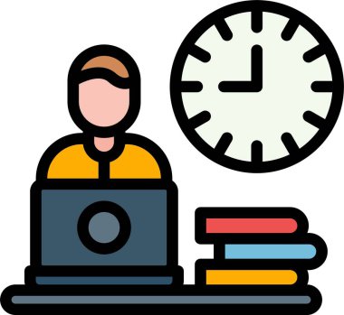 iş yönetimi zaman simgesi