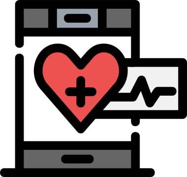 Hastane sağlık vektörü illüstrasyonu