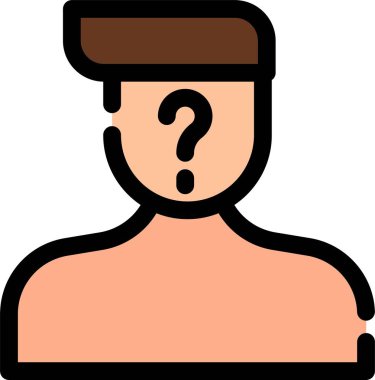 avatar erkek simgesi ana hatlar biçiminde