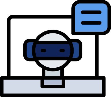 Bilgisayar. Web simgesi basit illüstrasyon