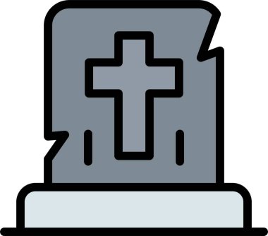 tabut mezar mezar simgesi taslak biçiminde