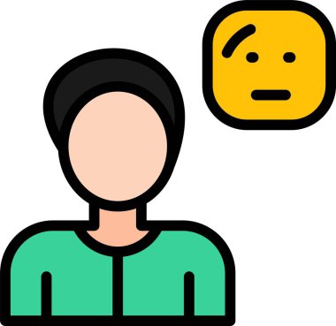 Soru işareti olan adam