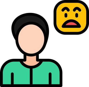 Yüzünde yüz ifadesi olan kızgın bir adam.