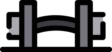 İnşaat endüstrisi simgesi - ana hatlar biçiminde