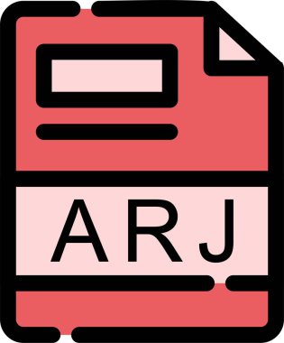 Bir dosya biçimi simgesinin vektör çizimi