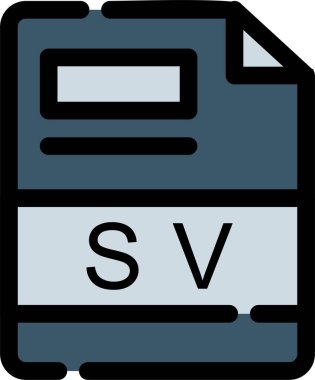 dosya biçimi simgesi, vektör illüstrasyonu