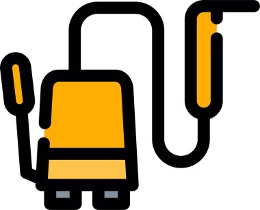 vakum temizleme ekipmanı simgesi - taslak biçimi