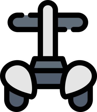 Bir bisikletin vektör çizimi