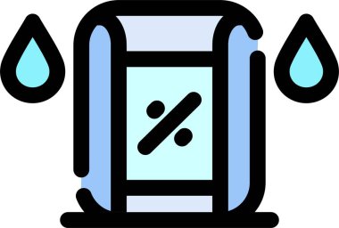 Bir smartphone simge vektör çizim