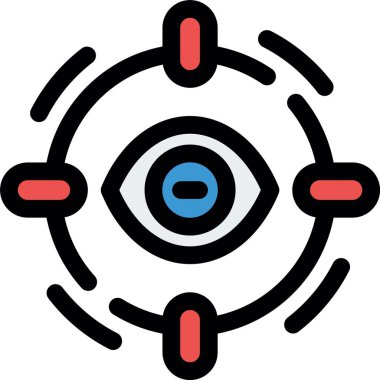 Hedef. Web simgesi basit tasarım