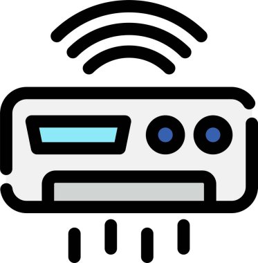 robot. Web simgesi basit illüstrasyon