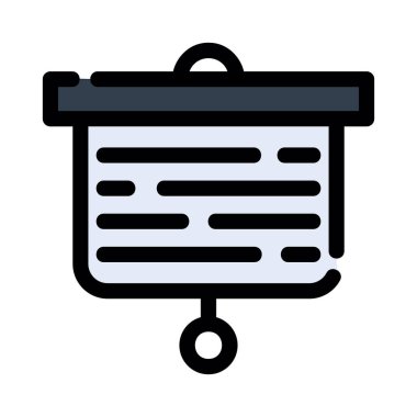 Kağıt ikonlu alışveriş arabası, satır biçimi