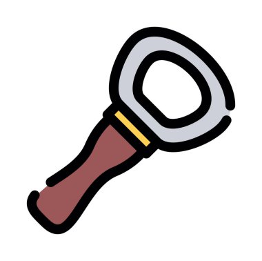 arama vektörü düz renk simgesi