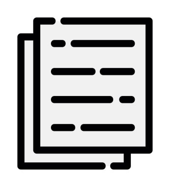 dosya belge simgesi, vektör tasarımı