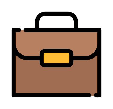 evrak çantası ikonu vektör illüstrasyonu