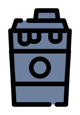 Pil. Basit web vektör illüstrasyonu