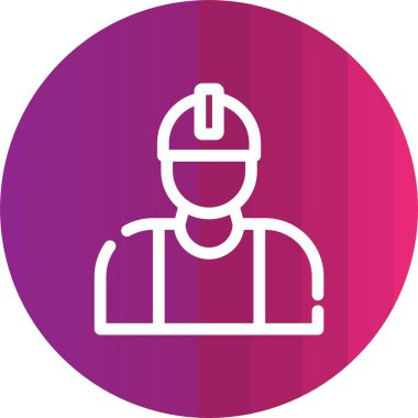 İnsan simgesinin vektör illüstrasyonu