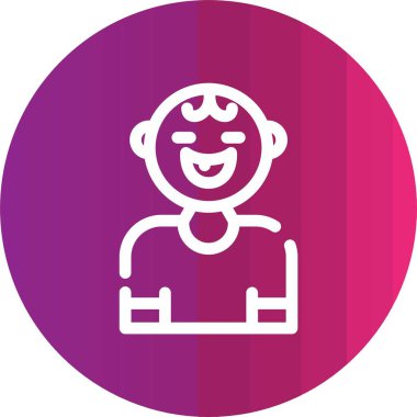 Çocuk simge vektör çizim