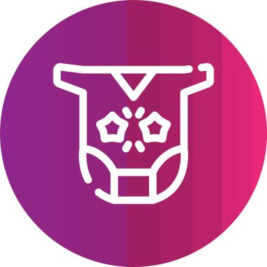 Modern b 'nin vektör illüstrasyonu eksik simgesi