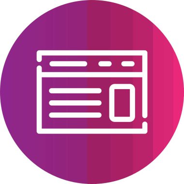 seo modern simgesinin vektör illüstrasyonu