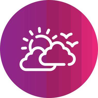 Hava simgesinin vektör illüstrasyonu