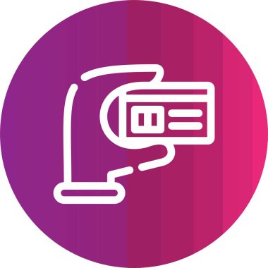 Megafon simgesi, vektör illüstrasyon tasarımı