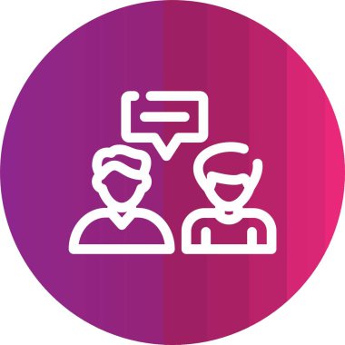 İnsan simgesinin vektör illüstrasyonu