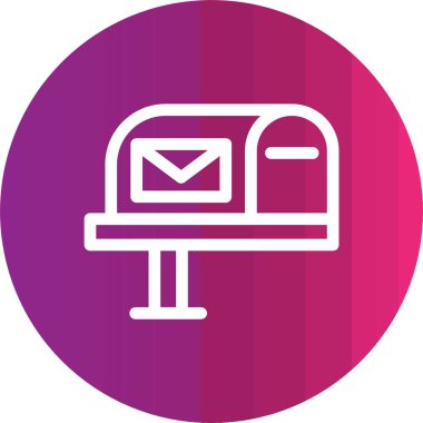 vektör posta simgesi illüstrasyonu
