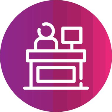 vektör lcd simgesi illüstrasyonu