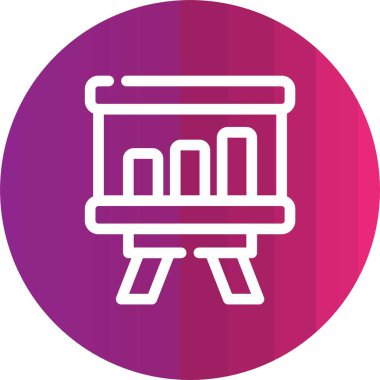 vektör lcd simgesi illüstrasyonu