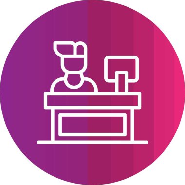 Vektör kahve makinesi Ico.