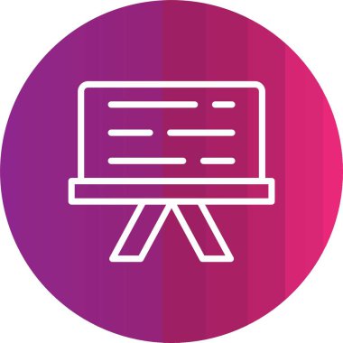 Modern simgenin vektör illüstrasyonu