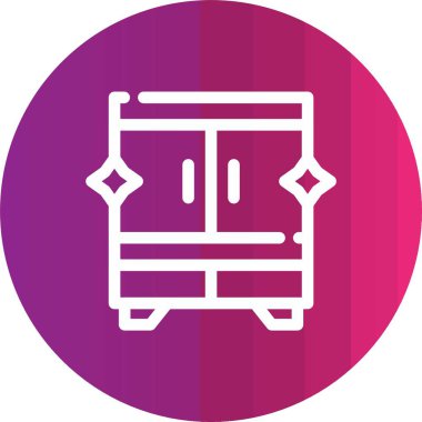 Vektör tren simgesi illüstrasyonu