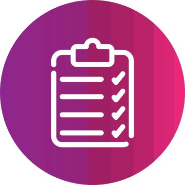 vektör simgesini kontrol et modern illüstrasyon