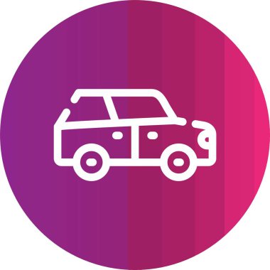 Vektör araba simge tasarlamak