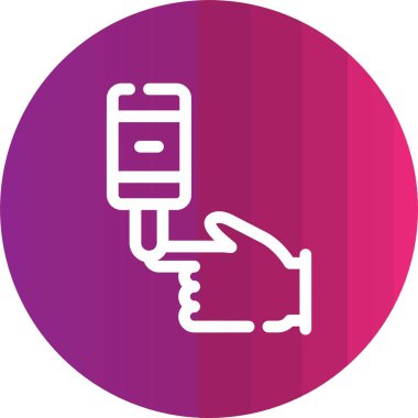 Bir insan simgesinin vektör illüstrasyonu