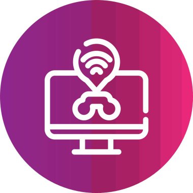 bilgisayar simgesi, vektör illüstrasyonu