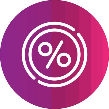 İndirim simgesinin vektör illüstrasyonu