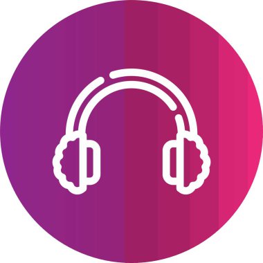 Vektör müzik simgesi illüstrasyonu
