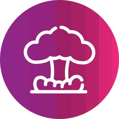 Bulut simgesi vektör illüstrasyonu