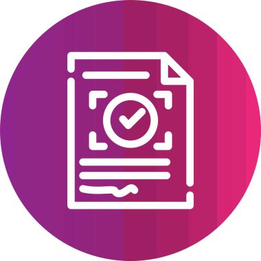 Vektör belgesi Simge illüstrasyonu