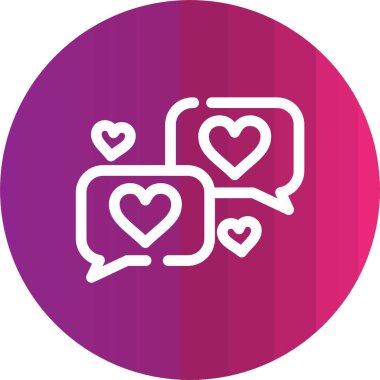 konuşma balonu simgesi, vektör illüstrasyonu