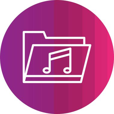 vektör müzik Not simgesi