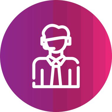 Vektör Adam Simgesi illüstrasyonu