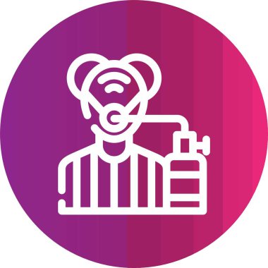 Dizüstü bilgisayarı olan bir adamın vektör çizimi