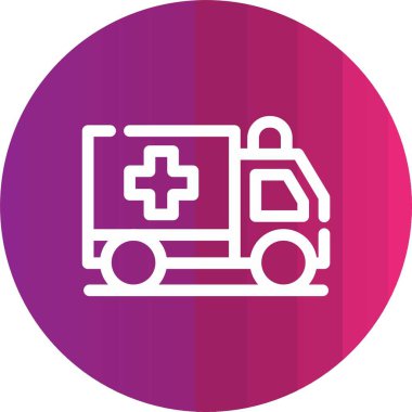 Vektör Ambulans simgesi çizimi