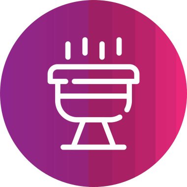 tuvalet ikonu vektör illüstrasyonu