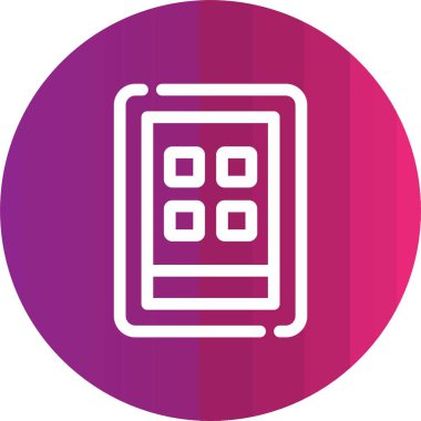 hesap makinesi simgesi vektör illüstrasyonu